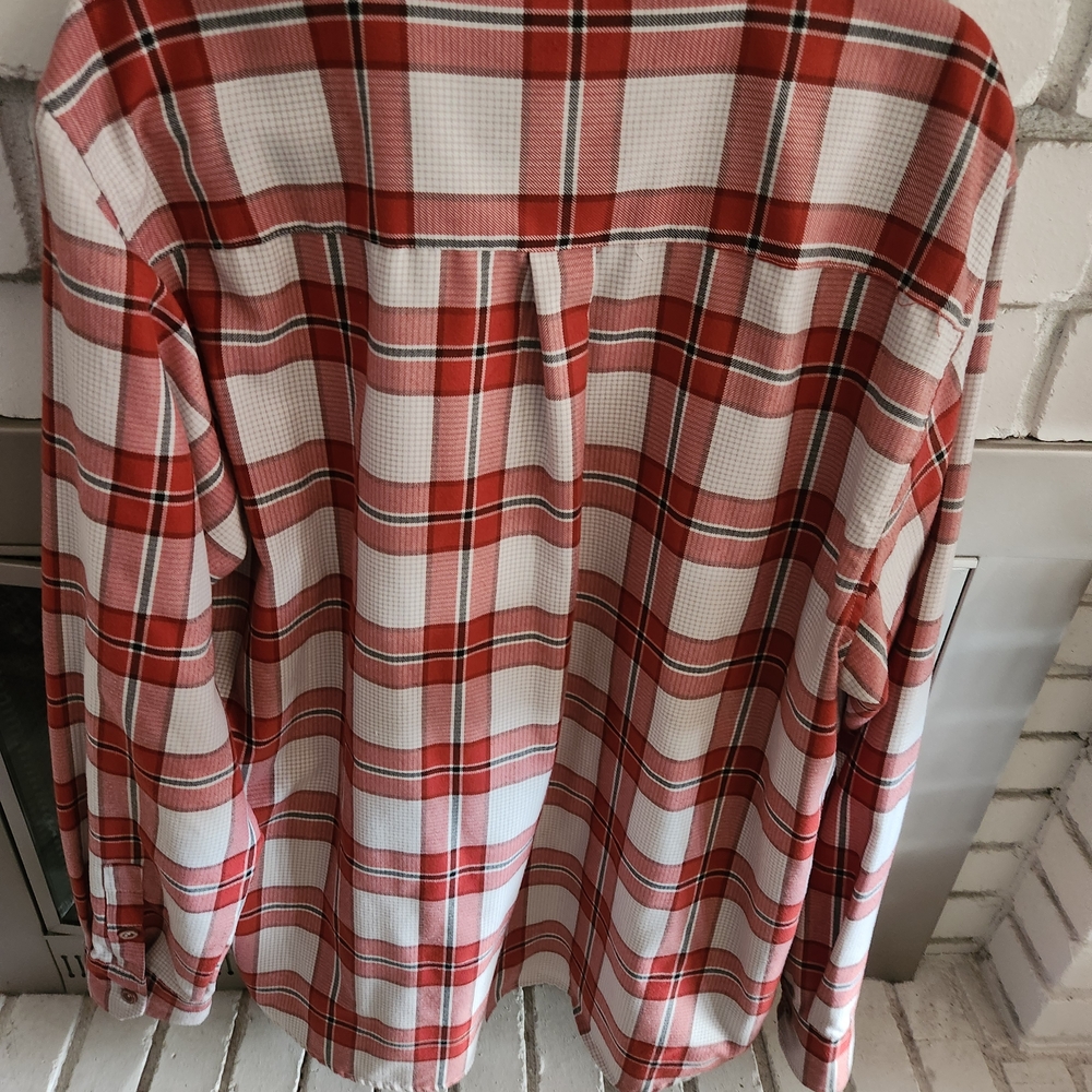 Dixon Red and White Plaid Shirt - Picture 5 of 5